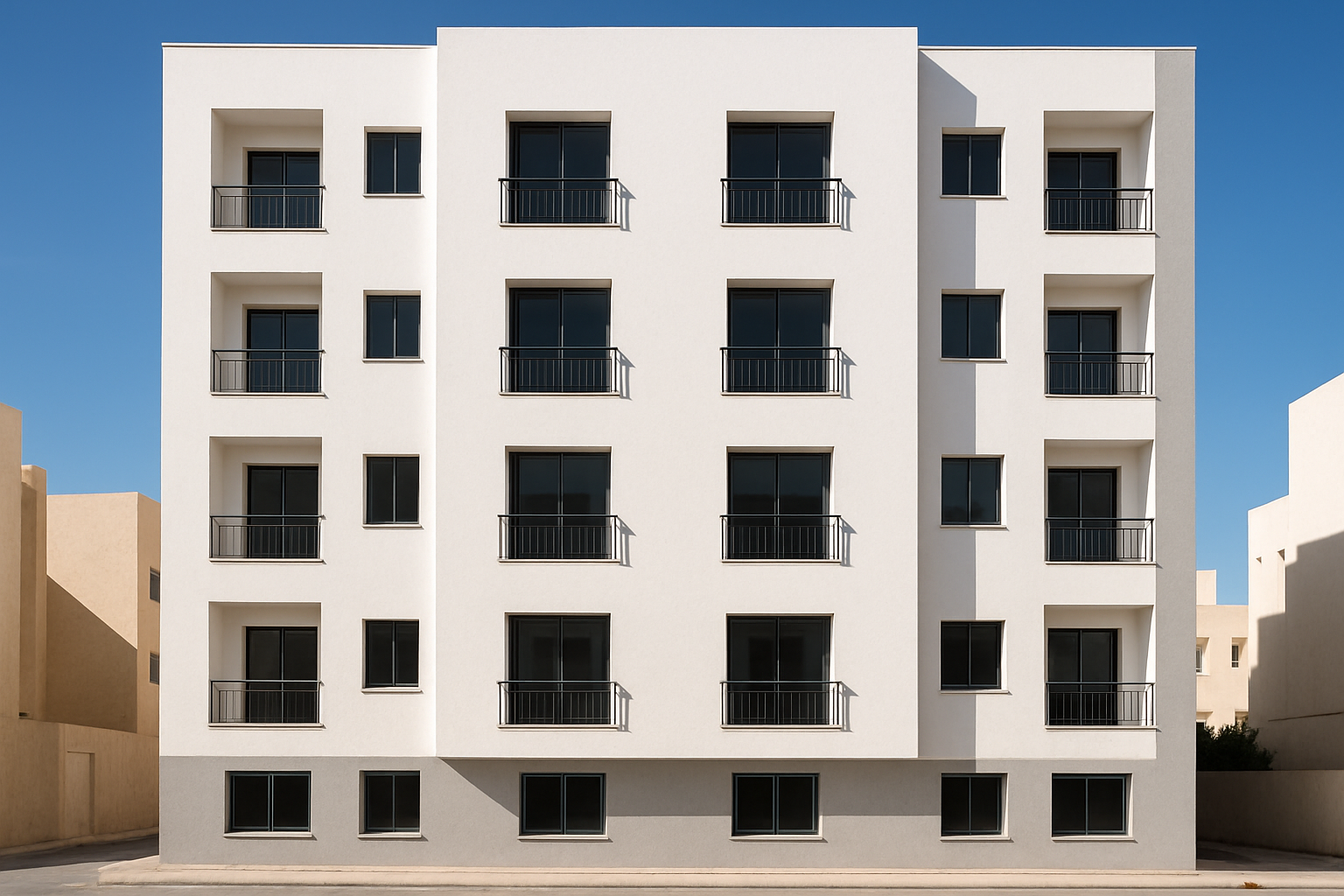 Appartement 3 pieces neuf au Ksar